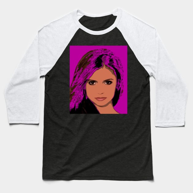 nina dobrev Baseball T-Shirt by oryan80